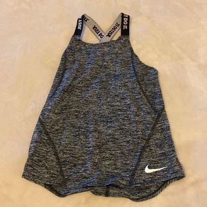 nike cross back tank top